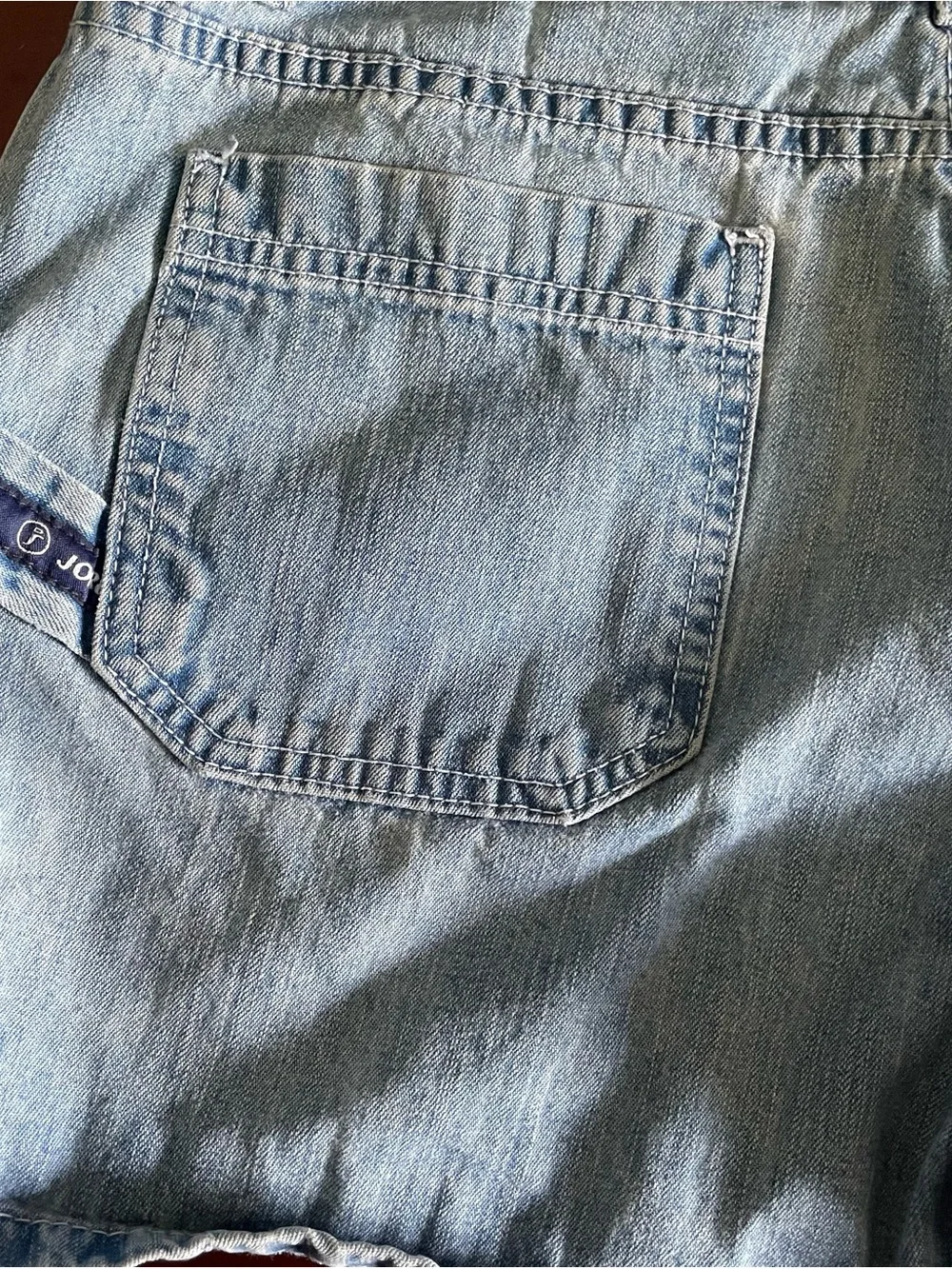 Jordache Light Blue Washed Denim Shorts
